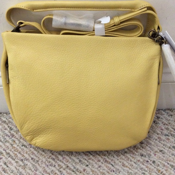 🆕 The Sak pebbled leather yellow crossbody bag - Picture 5 of 8